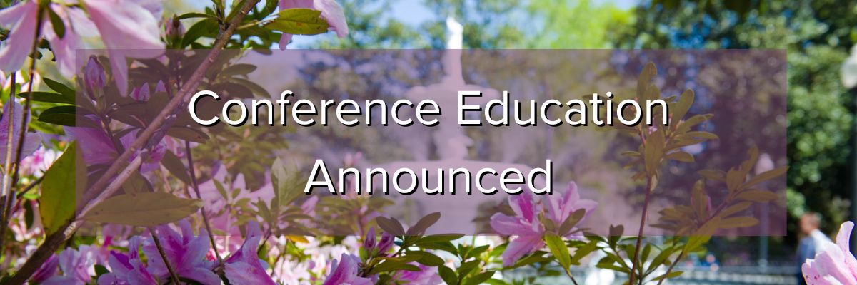 Conference Education Announced Conference Education Announced