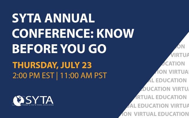 SYTA-AC-26-SYTA Annual Conference Know Before You Go SYTA Annual Conference Volunteer Orientation