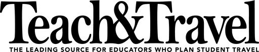 Teach & Travel Logo Black & White