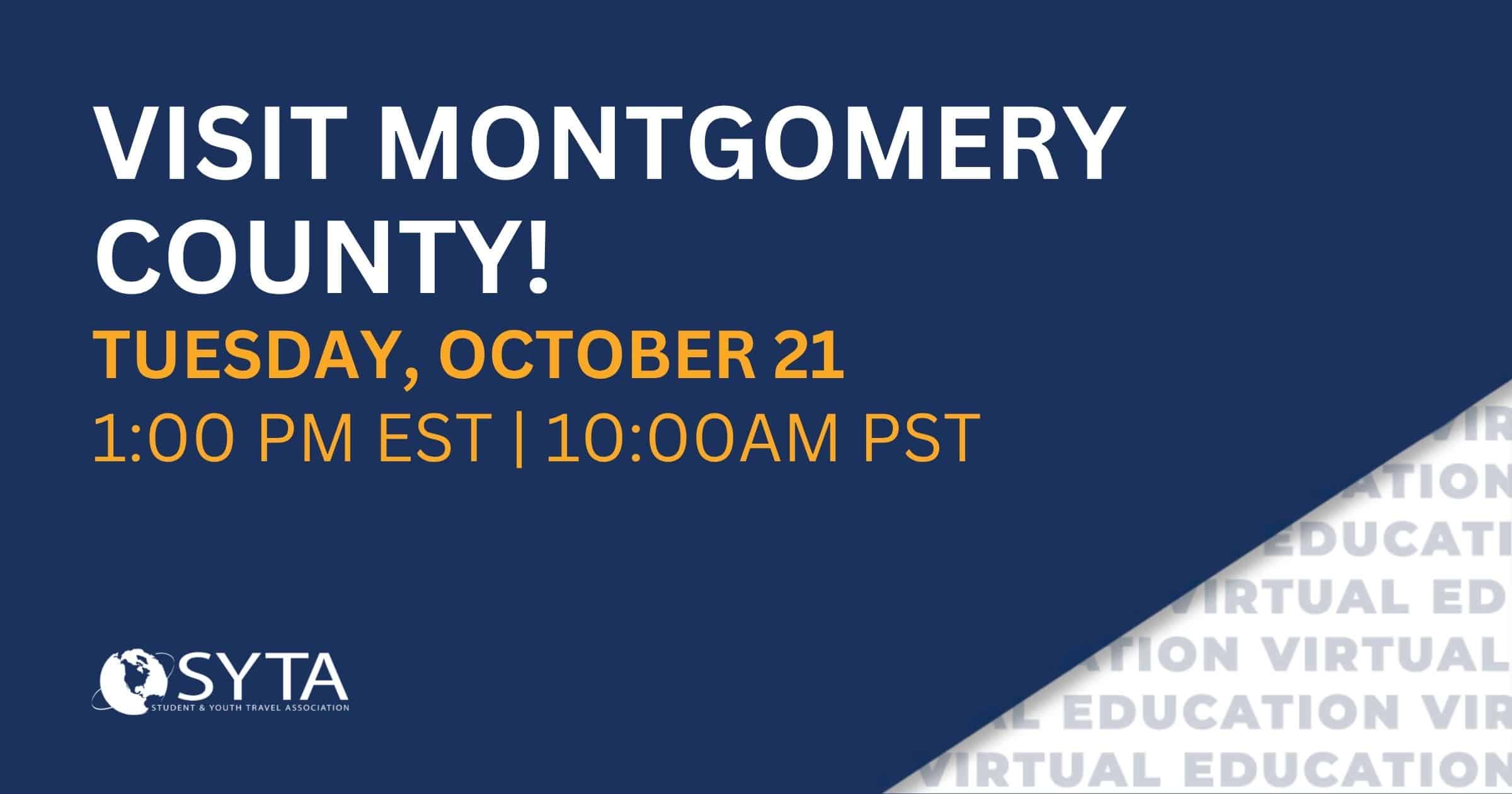 SYTA-EducationSessions-Social Explore Montgomery County!