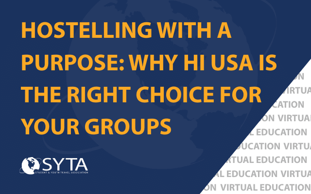 Virtual-Ed-Hostelling with a Purpose Why HI USA is the right choice for your groups