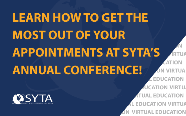 Virtual-Ed-Learn How to Get the Most Out Of Your Appointments At SYTA’s Annual Conference!