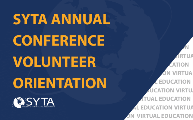 Virtual-Ed-SYTA Annual Conference Volunteer Orientation