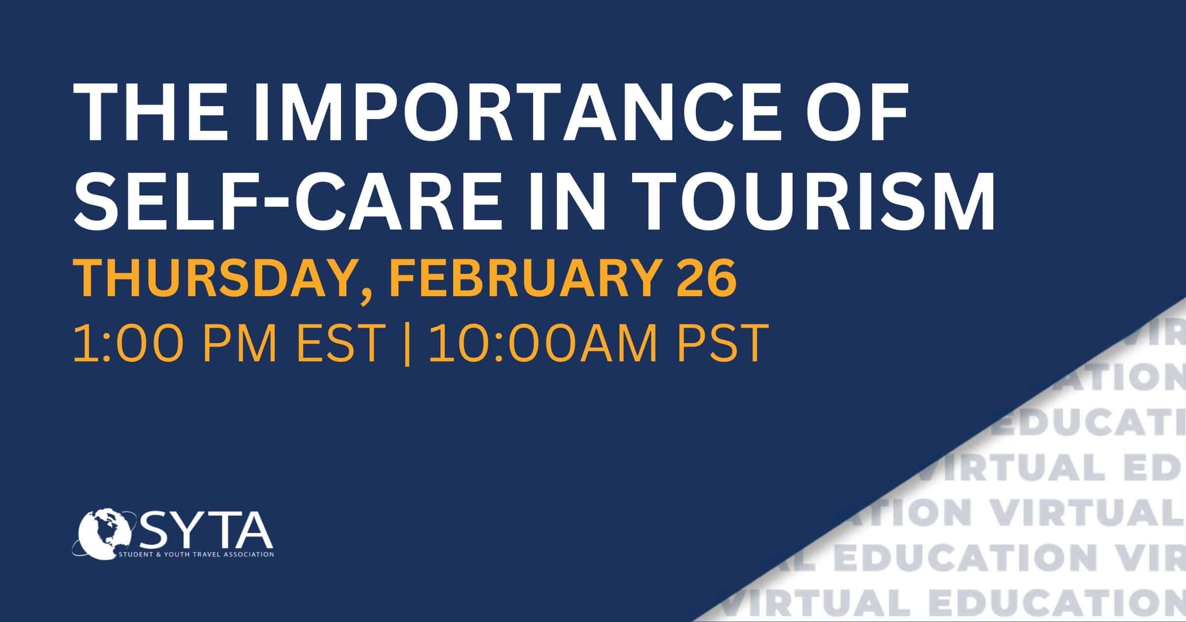 The Importance of Self-Care in Tourism