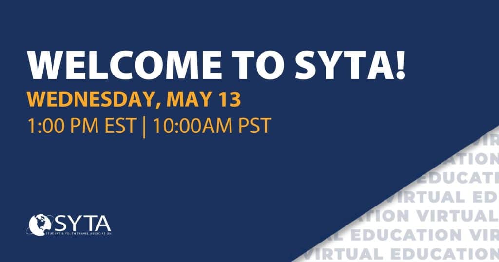Welcome to SYTA!: New Member Webinar