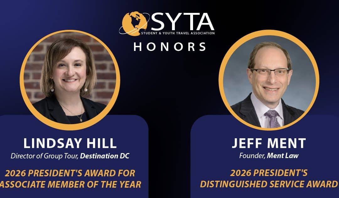 SYTA Honors Lindsay Hill and Jeff Ment with 2026 Presidential Recognition Awards