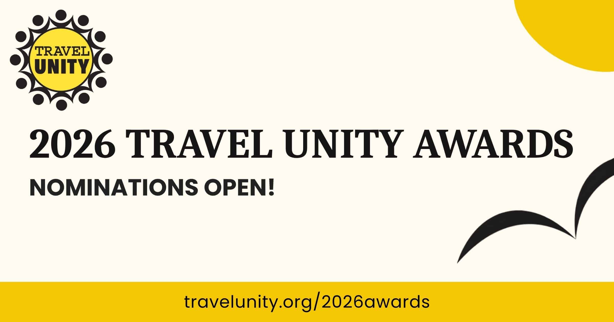 SYTA-2026TravelUnityAwards-Social (2) 2026 Travel Unity Award Nominations Now Open!